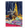 be00e00a-bc98-4e94-b465-04daa4f3ccd3 Detailed watercolor still life depicting a mystical altar with a melting beeswax candle, smoking incense, crystals, a black cat statue, mortar and pestle, bell, shells, and celestial symbols on a dark blue backdrop. Ideal for witchy, gothic, pagan, and mystical home decor.
Witchcore Decor
Gothic Home Decor
Cottage Witch Decor
Pagan & Mystical Art
Crystal Lover Gift
Spiritual Room Decor
Dark Academia Decor
Halloween Decor (year-round)
Fantasy Wall Art
Watercolor Fine Art 